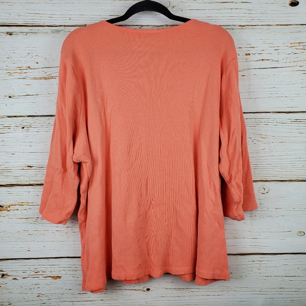 JH Collectibes Embellished Ribbed Knit Cardigan - Picture 4 of 4